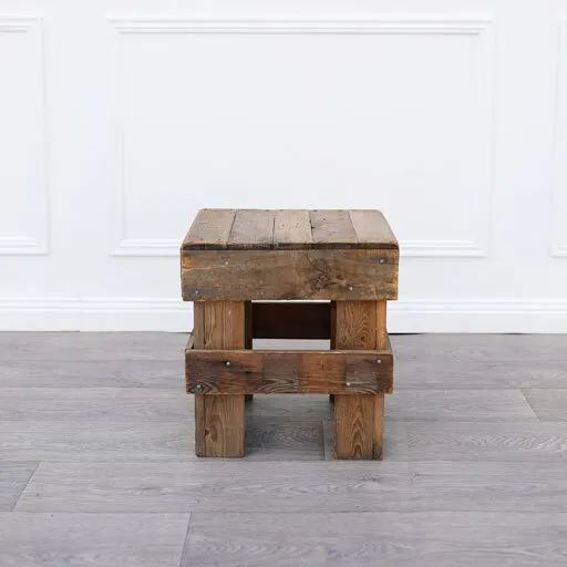 Short Wooden Stool