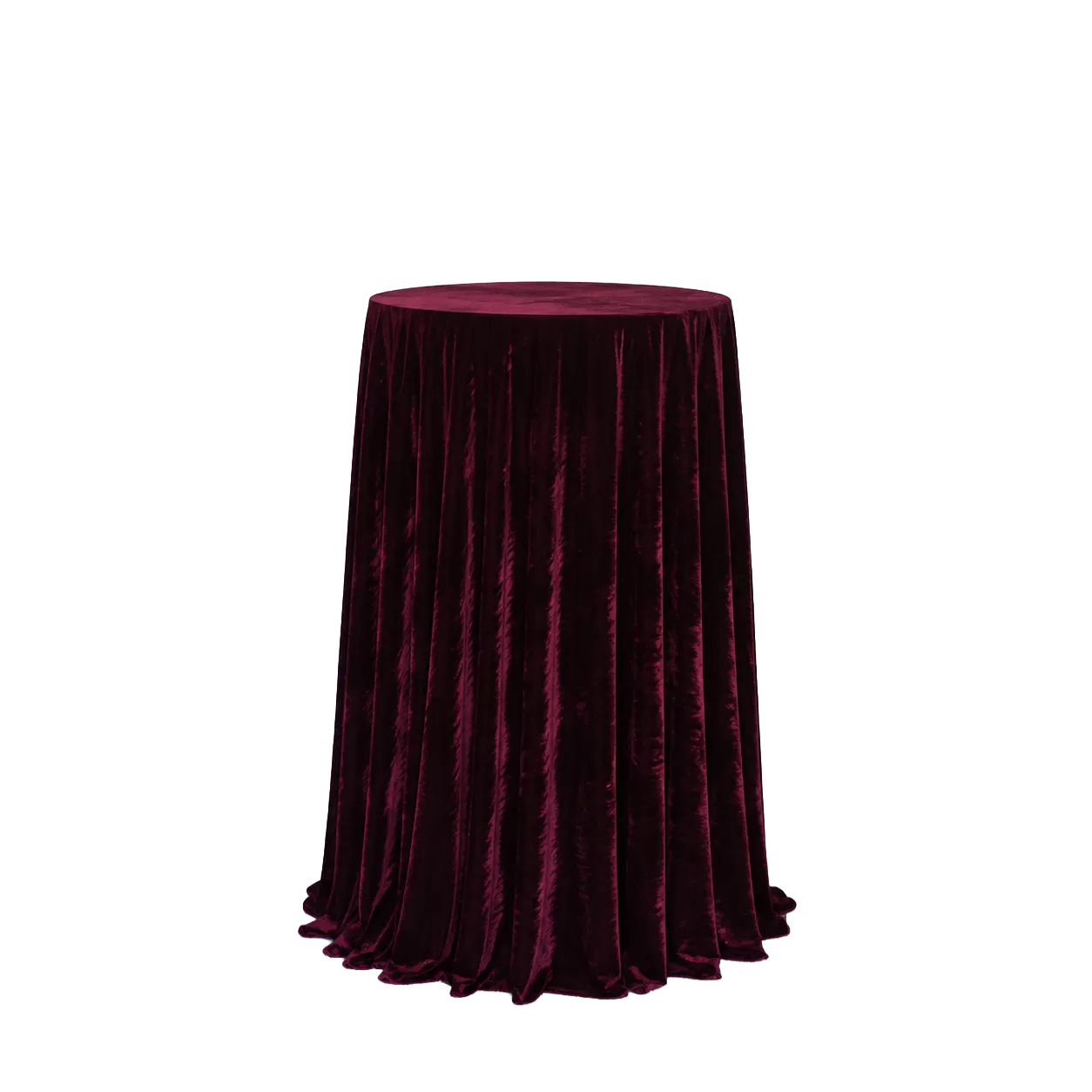 Velvet Tablecloth - Burgundy