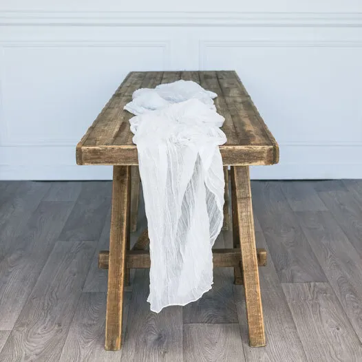 Table Runner - Arctic White