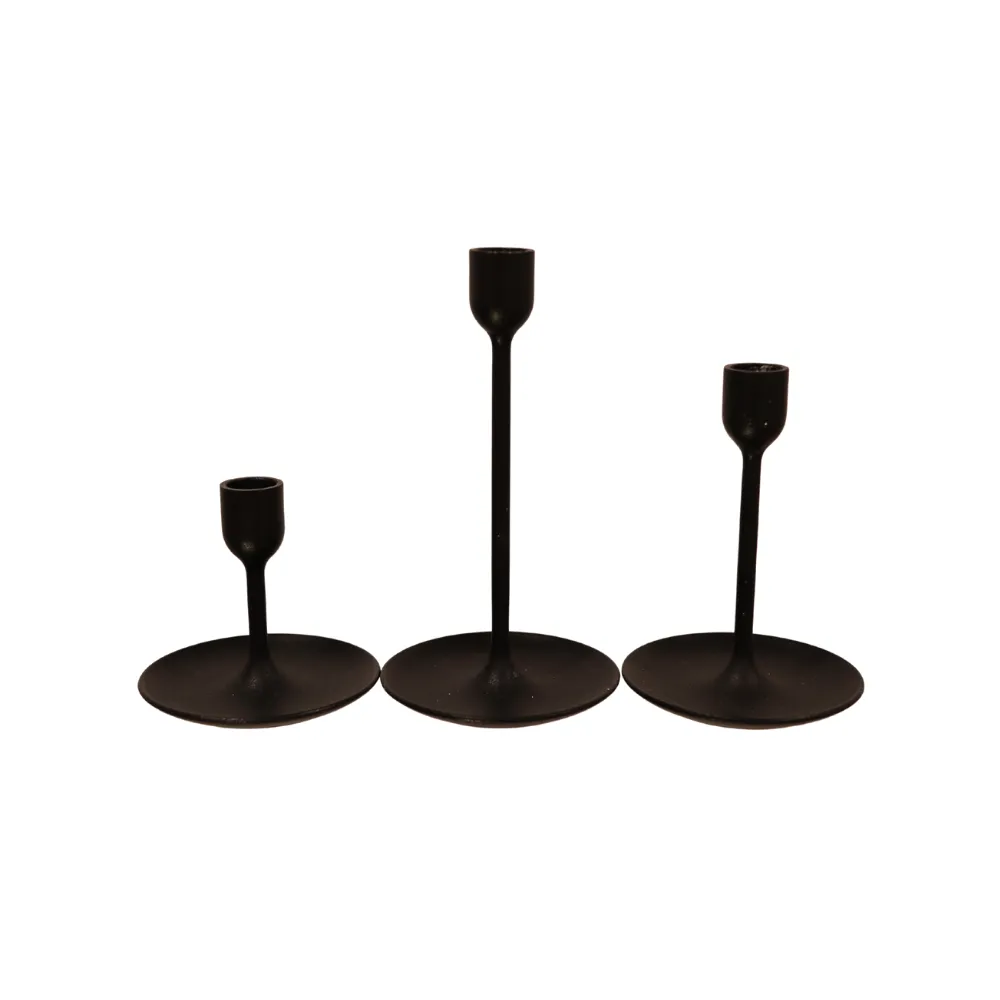 Black Metal Candleholder