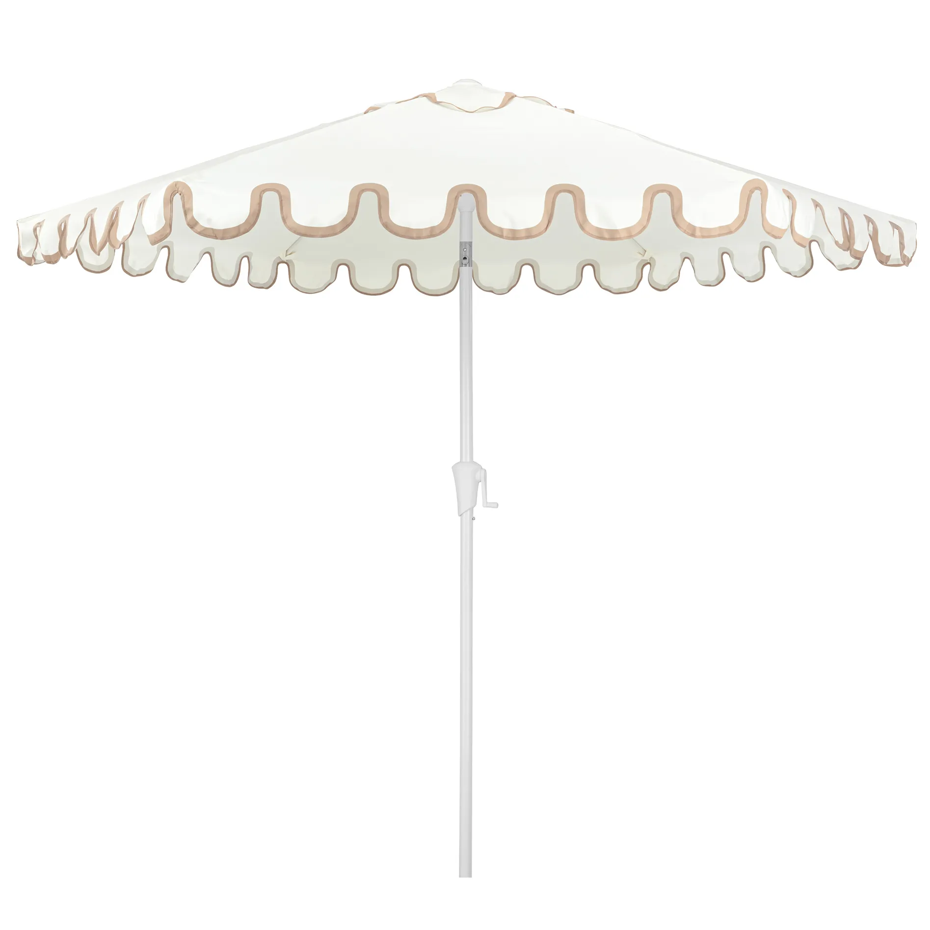 Scolloped Edge Market Umbrella