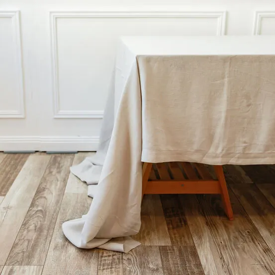 Linen Tablecloth - Smoke Grey