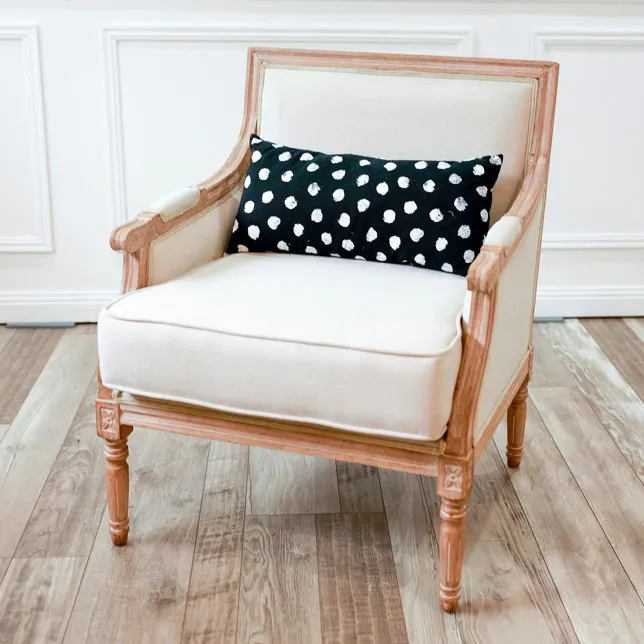 Cushion - Black with White Polka Dots