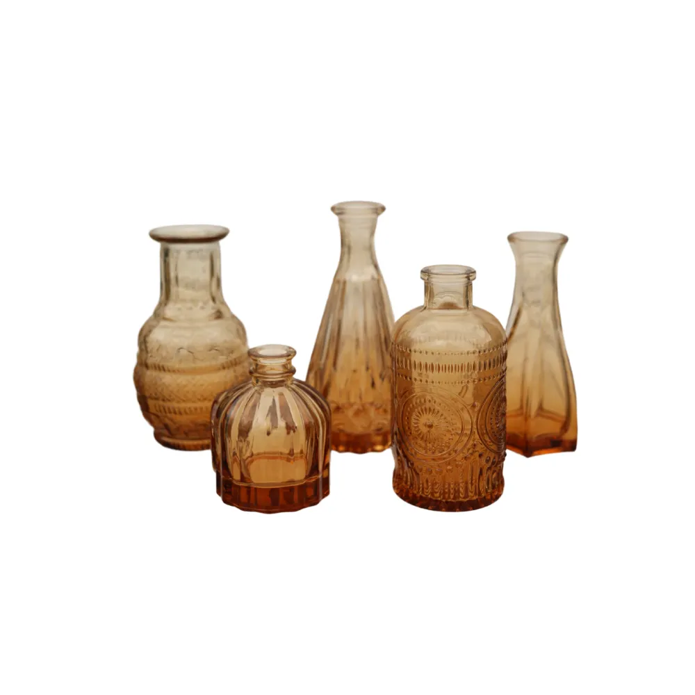 Coloured Vases - Amber