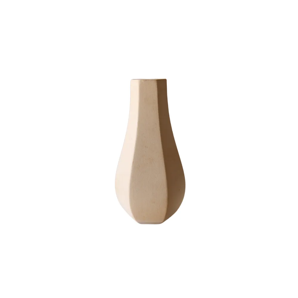 Curved Vase - Natural