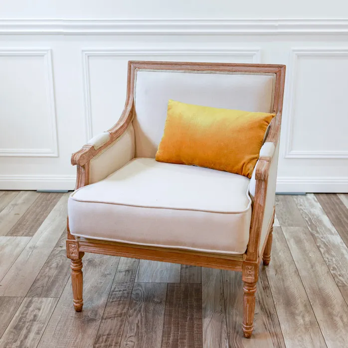 Cushion - Velvet Yellow Rectangle