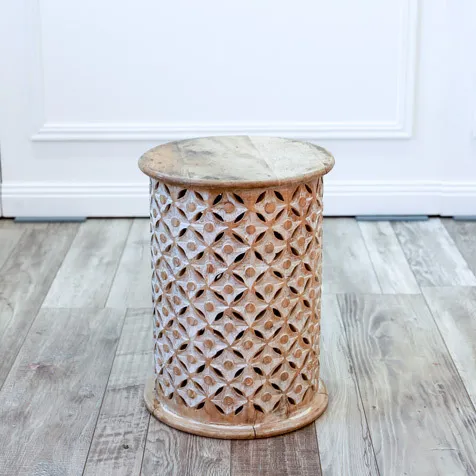 Moroccan Timber Side Table