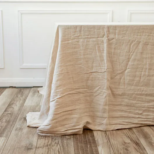 Linen Tablecloth - Oatmeal