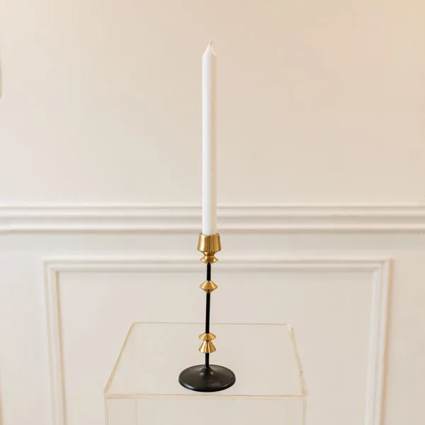 Black and Gold Candle holder - Small