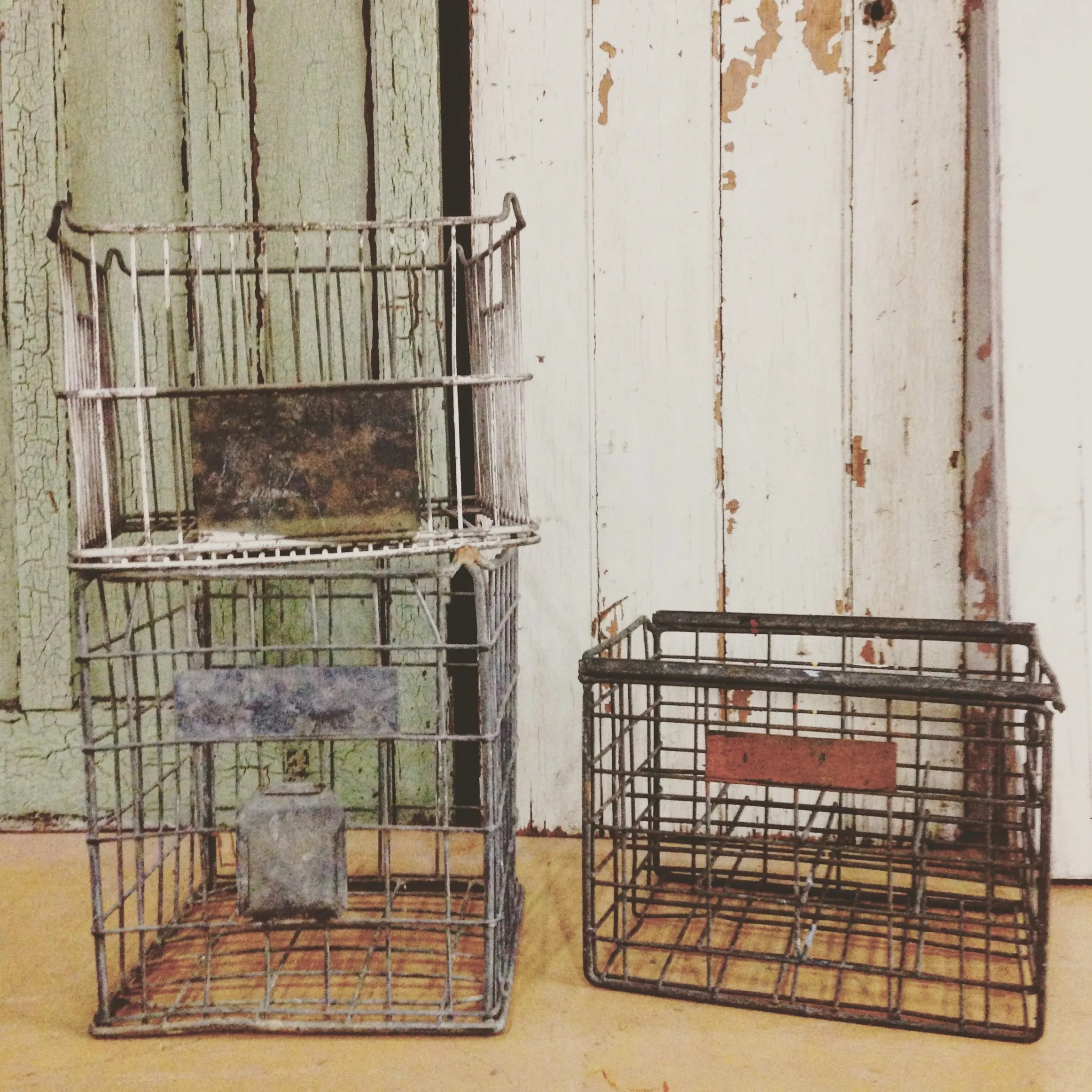 Metal Milk Crates