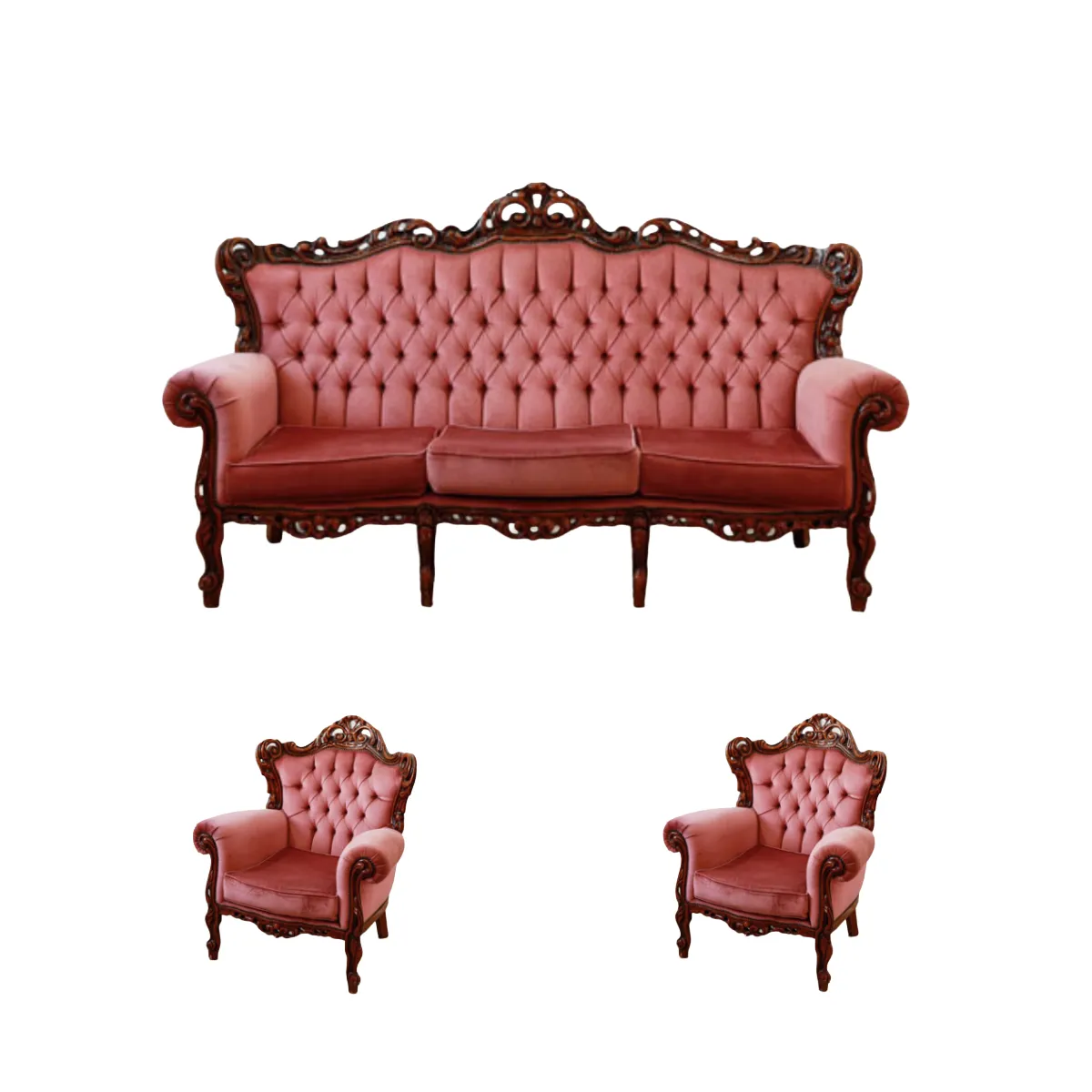 Package - Velour 3 Piece - Pink