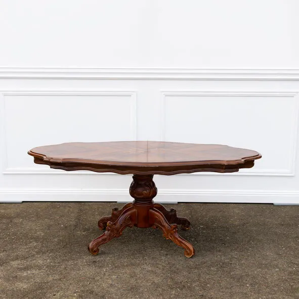 Ornate Timber Coffee Table