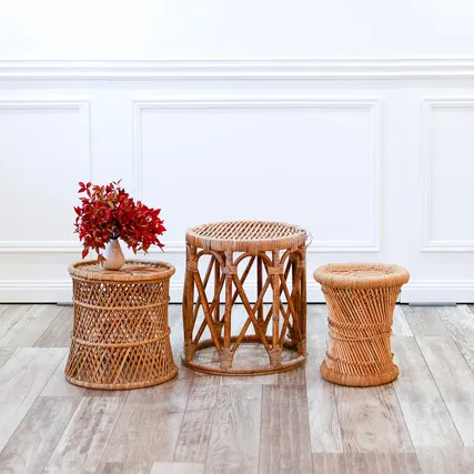 Cane Side Tables - Assorted