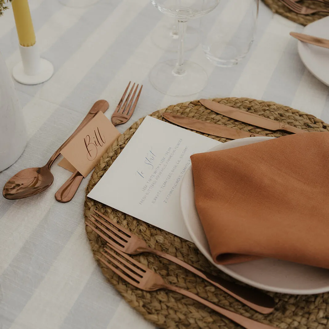 Rose Gold Cutlery - Set