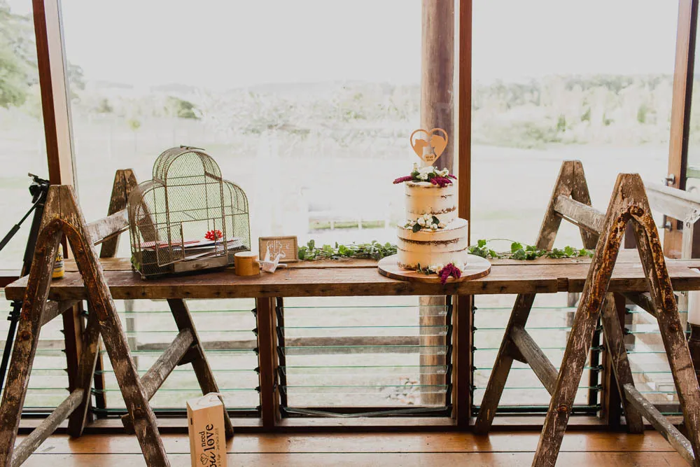 White Trestle Ladders - low