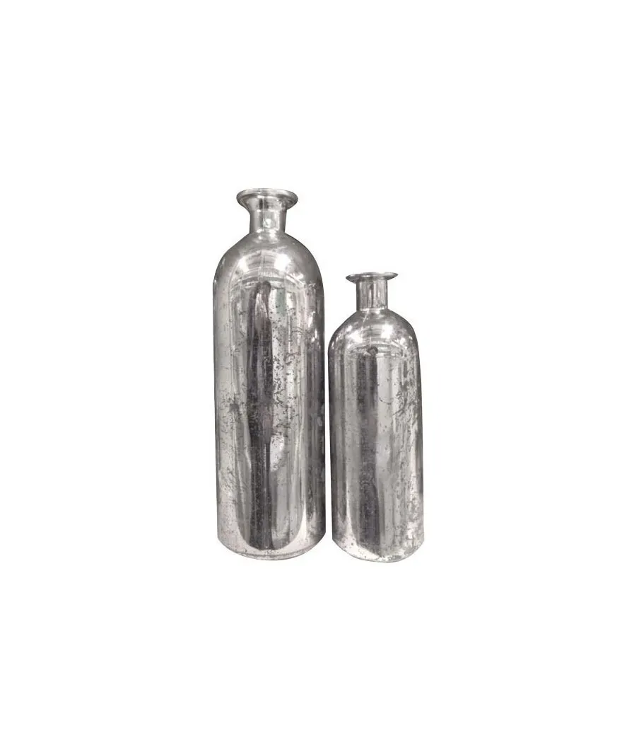 Mercury Glass Bottle - Small
