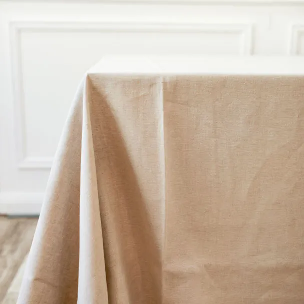 Linen Tablecloth - Light Oatmeal