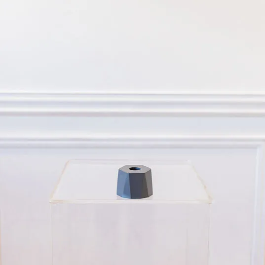 Geometric Candleholder - Grey