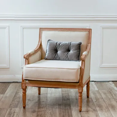 Cushion - Velvet Grey Small Rectangle