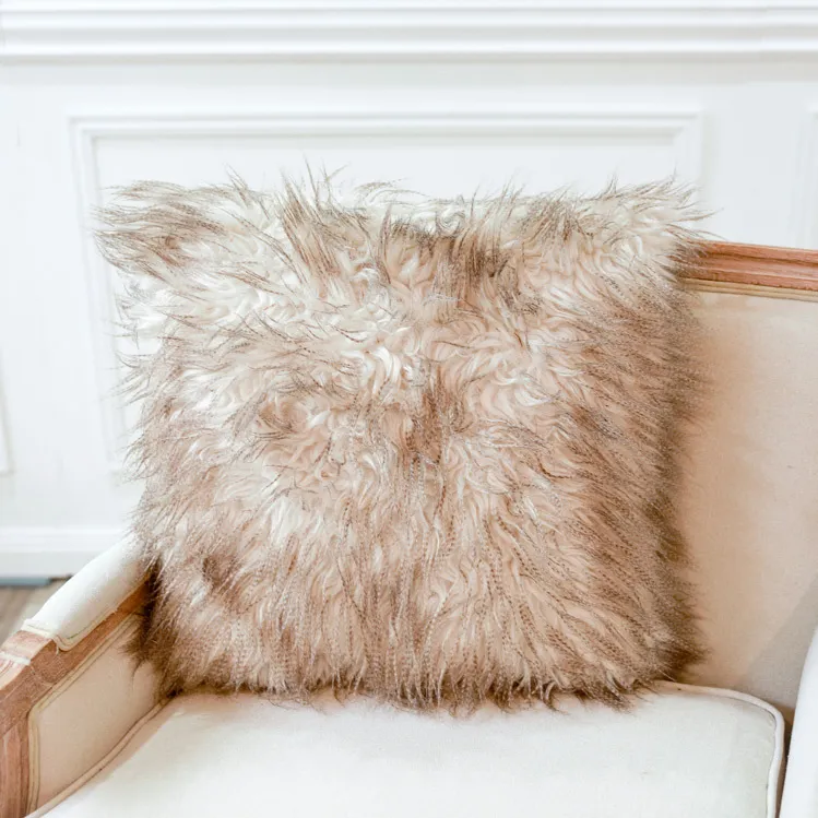 Cushion - Fur - Assorted