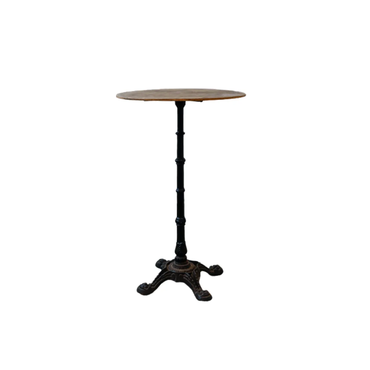 Cast Iron Bar Table with Timber Top