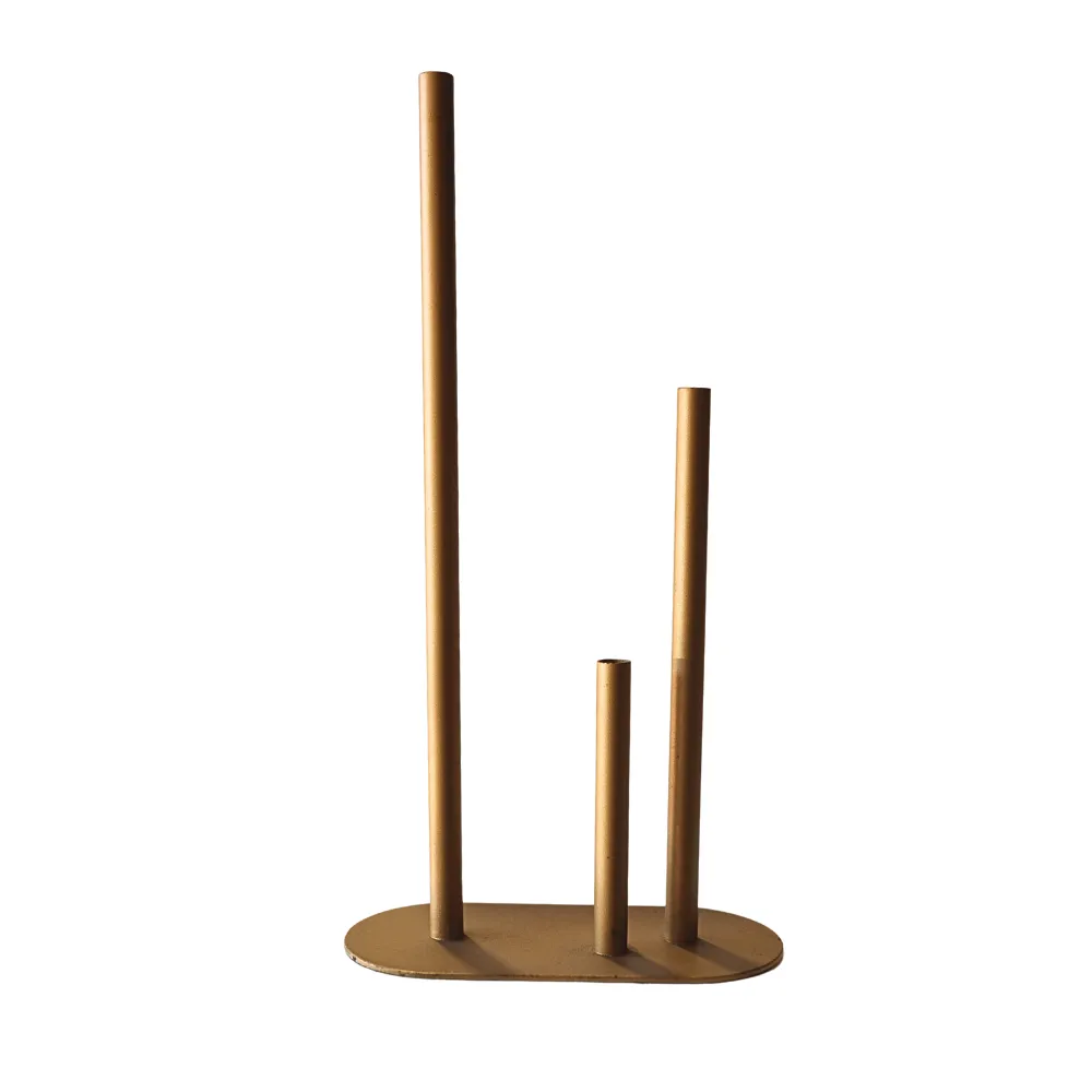 Minimal Bud Vases - Brushed Gold