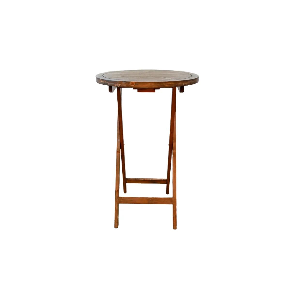 Round Timber Bar Table