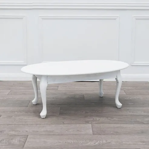 White Timber Coffee Table