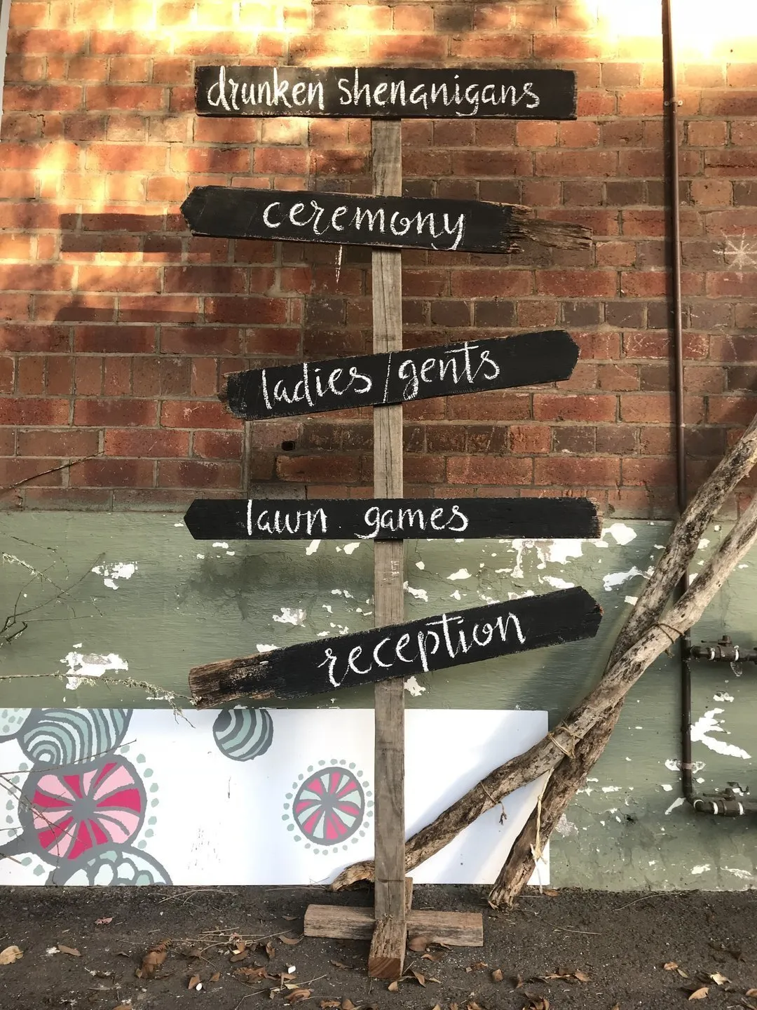 Chalkboard Sign – directional