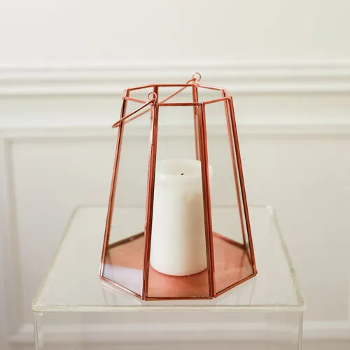 Lantern - Copper Octagonal - Large