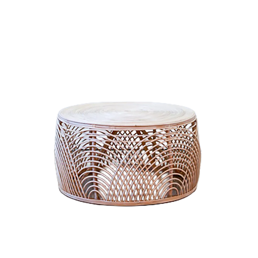 Cane Coffee Table - Whitewash