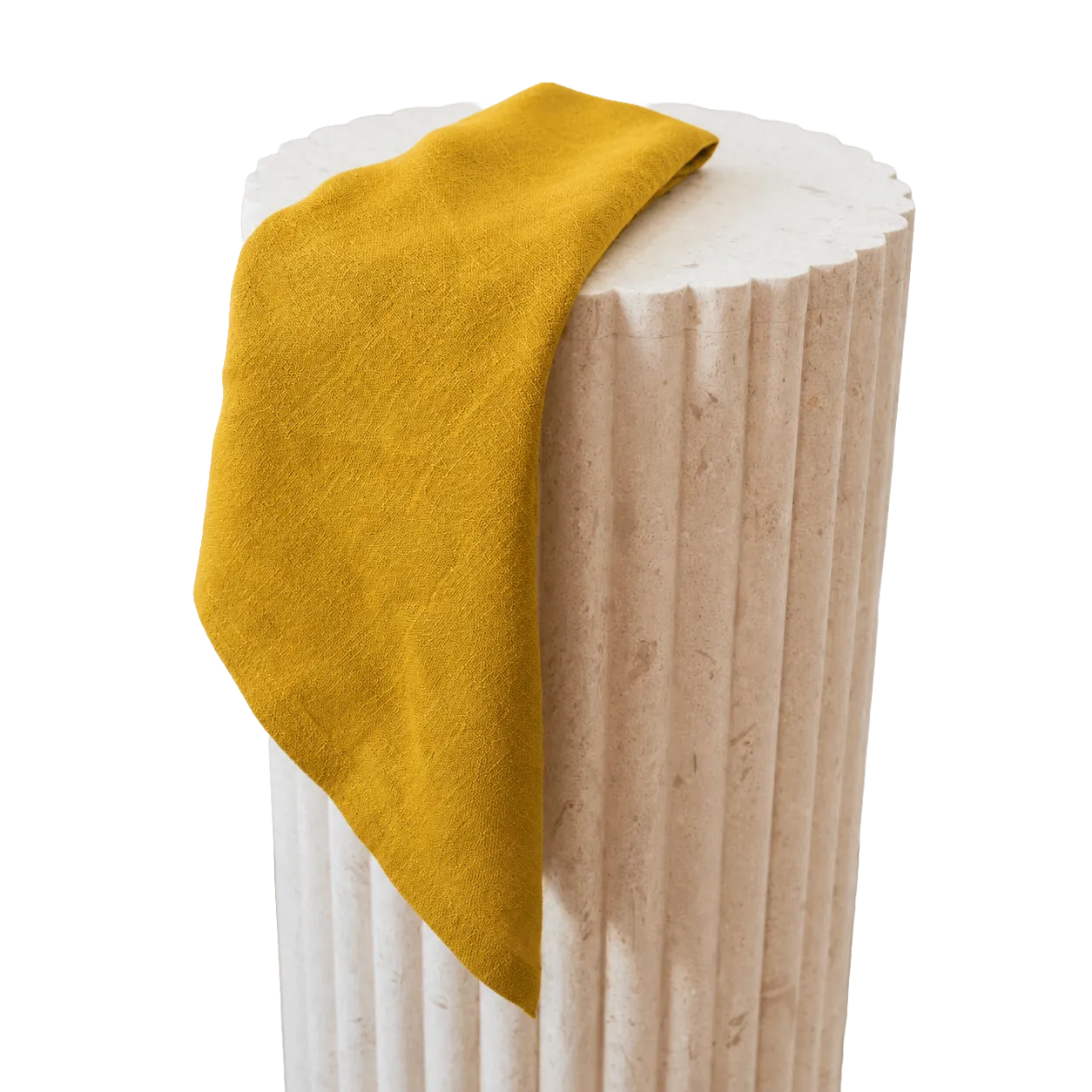 Linen Napkin - Ginger Yellow