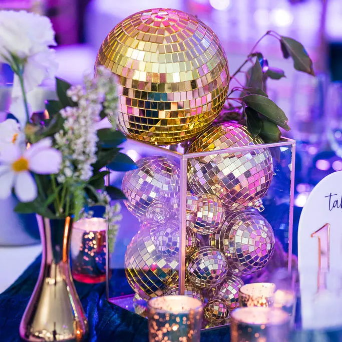 Gold Disco Balls
