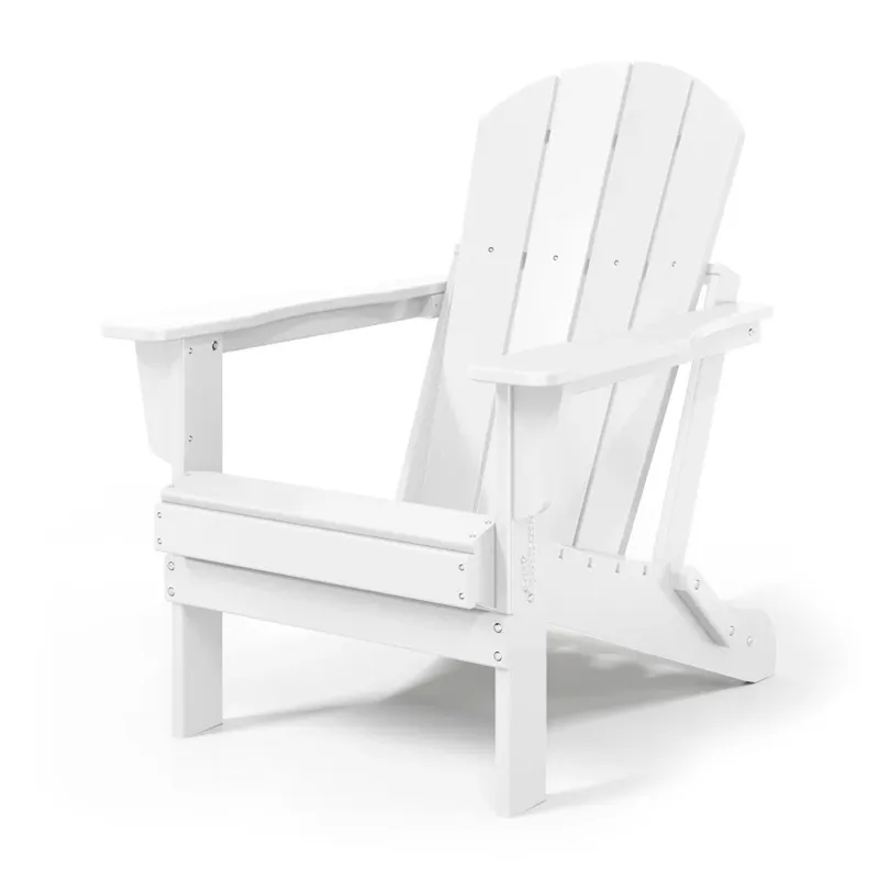 White Resin Adirondack Chair