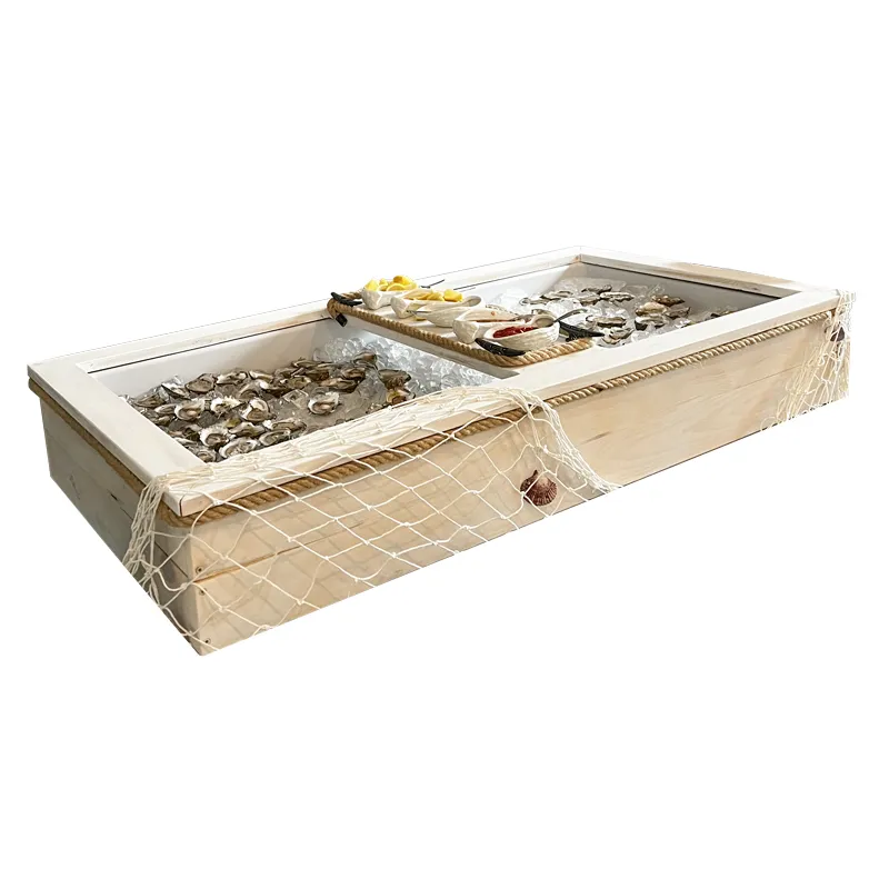 Nautical Themed Oyster/Raw Bar Fill-and-Chill Table