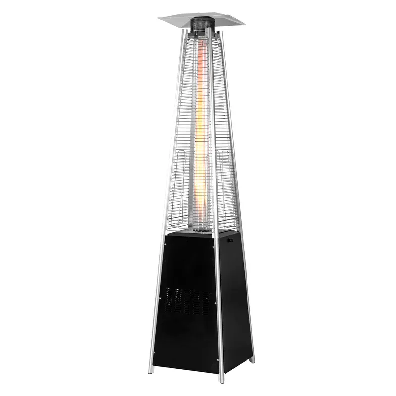 48,000 BTU Propane Pyramid Patio Heater - Black Base