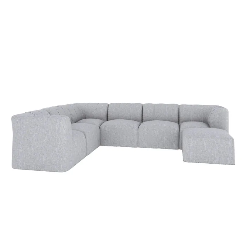 Premium 6 Piece Outdoor Sectional Couch