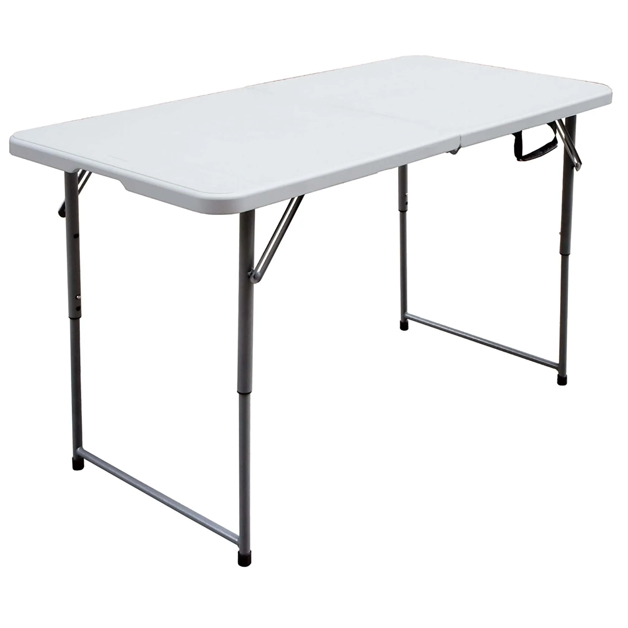 4' Off-White Plastic Kids Folding Table