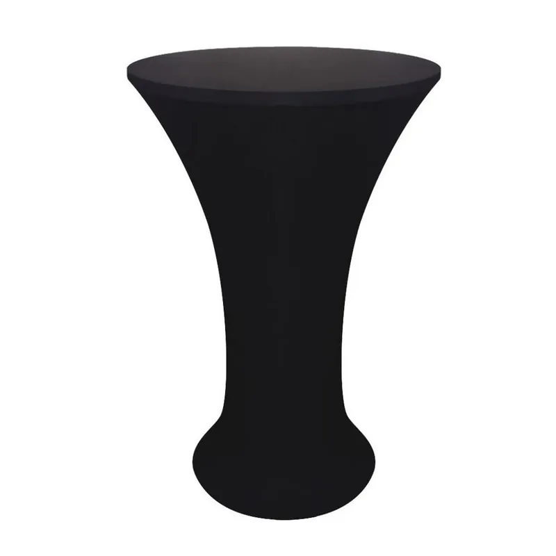 Black 24" Cocktail Table with Fabric Cover