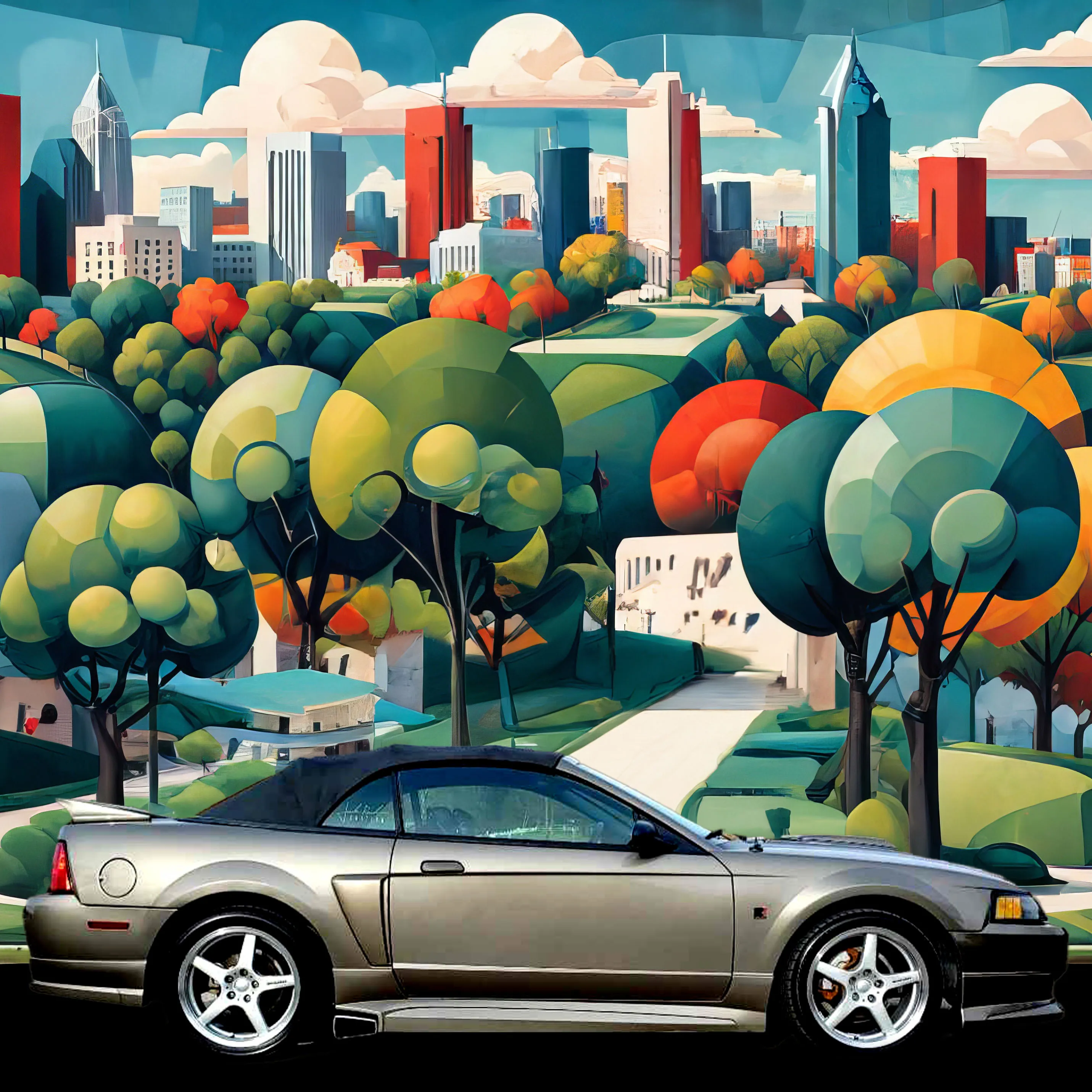 Prop Car: Platinum Roush Mustang Stage 2 Convertible