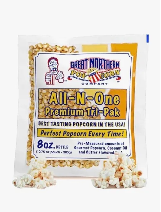 8 oz All-in one Popcorn, Butter, and Oil
