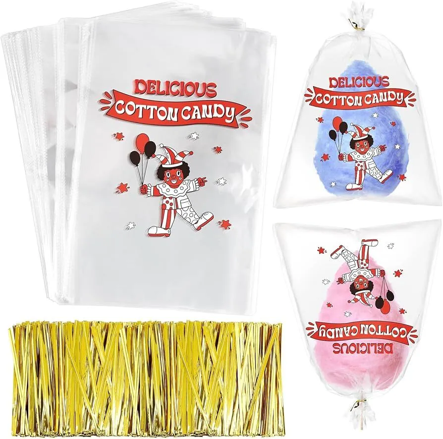 Cotton Candy bags with Ties