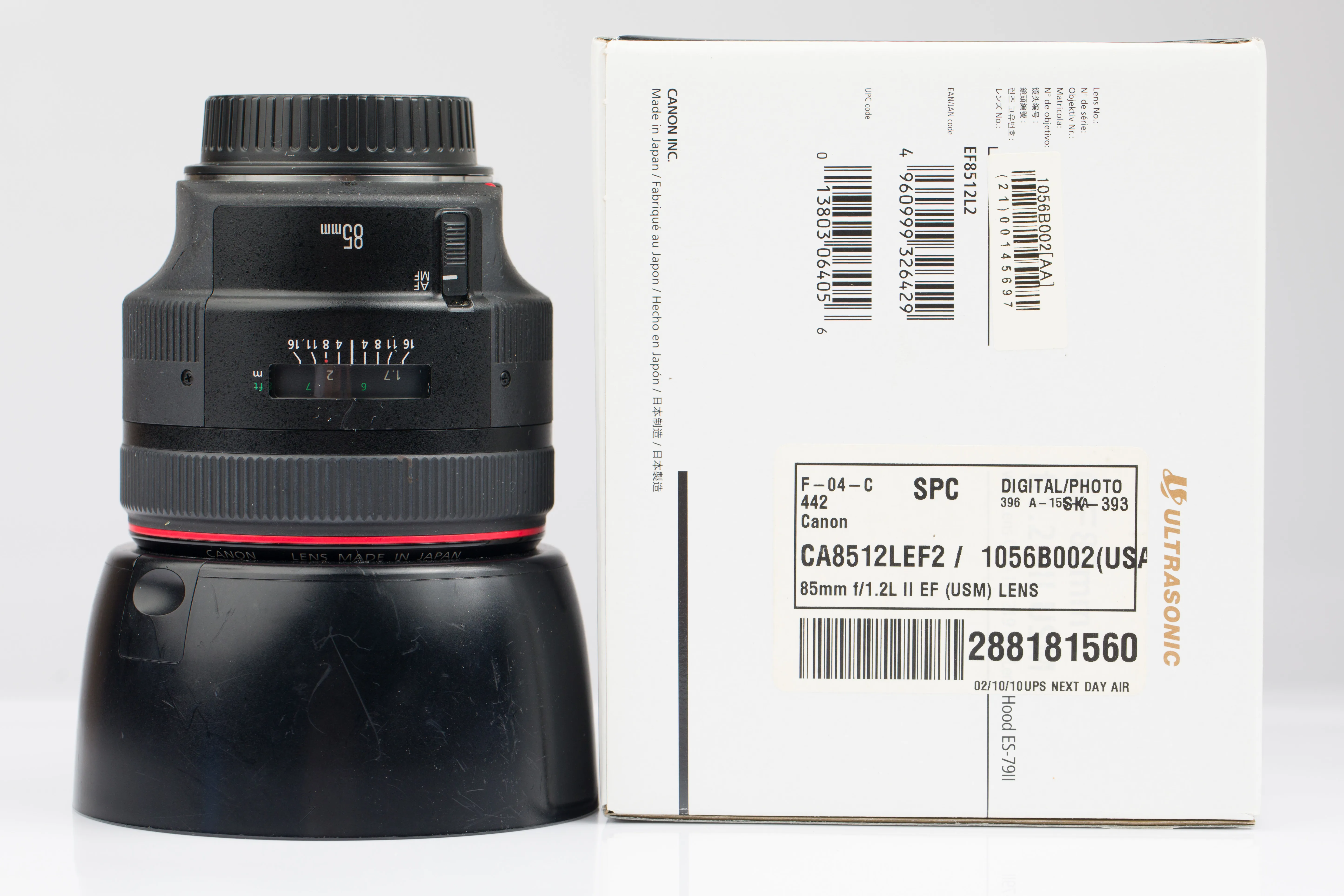 Canon EF 85mm f/1.2L II USM