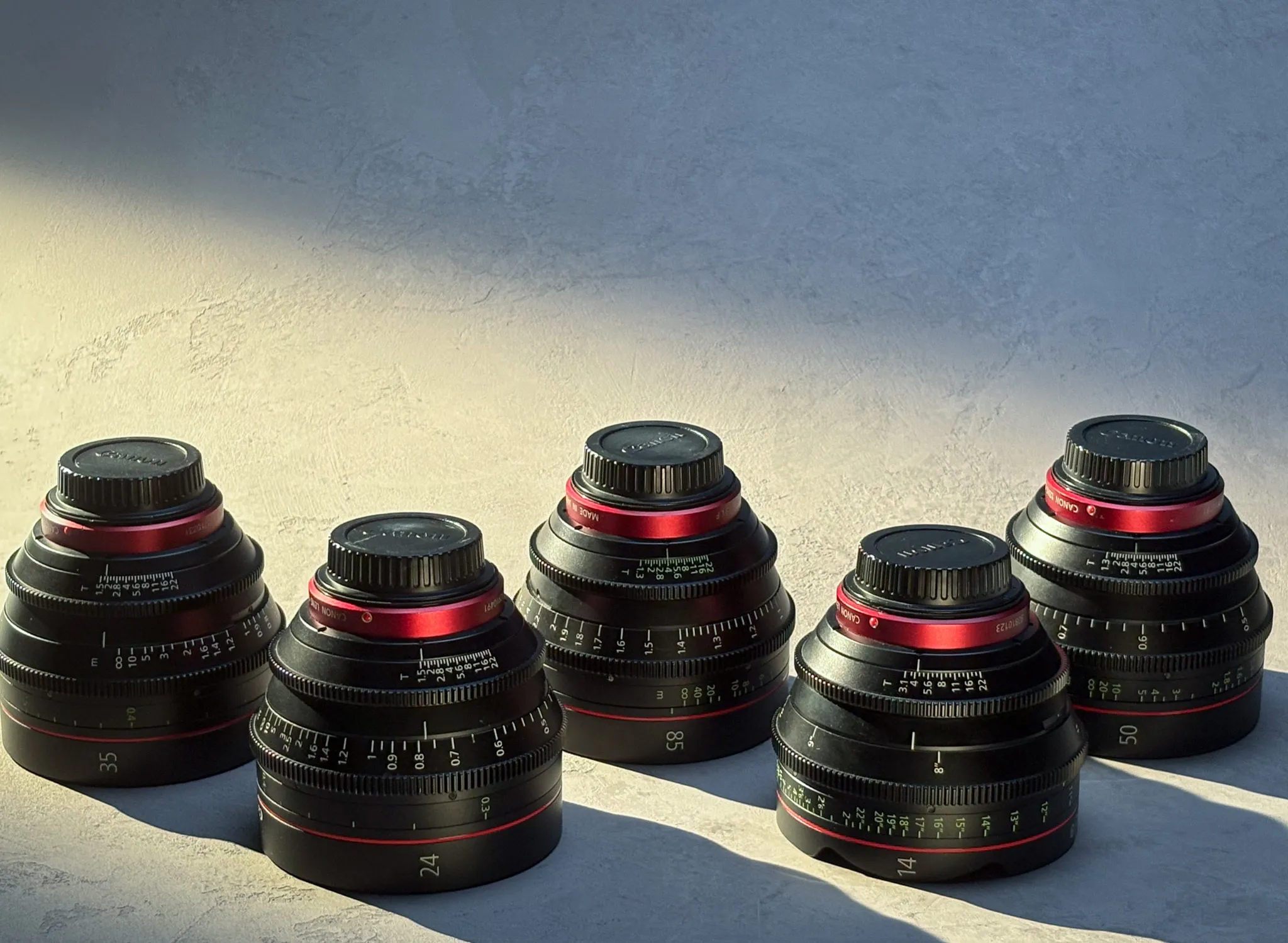 Canon Cine Lenses Set 5