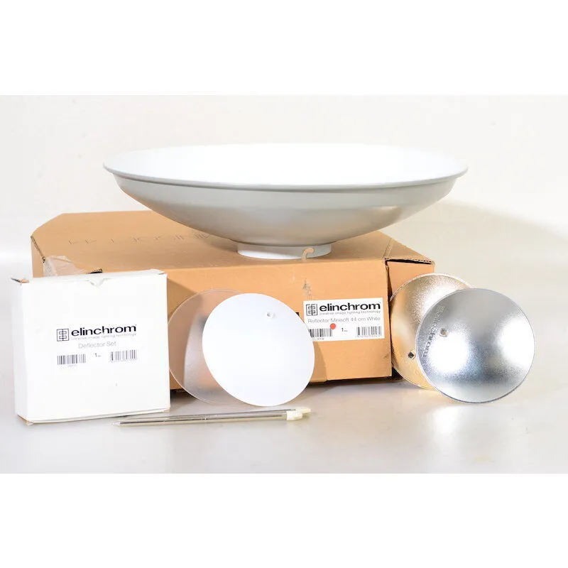 Elinchrom 44 cm Softlite 55 grados Reflector con deflector Set 