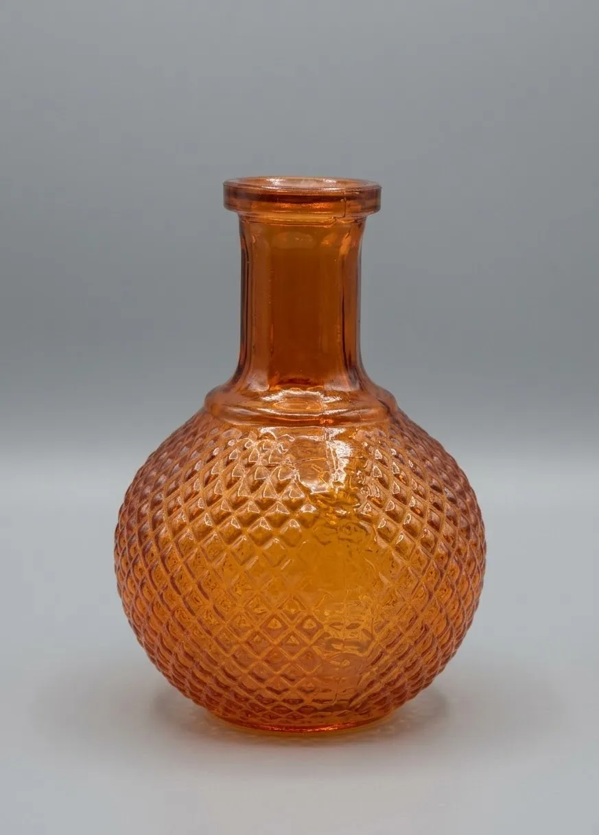 But Vase Orange Round