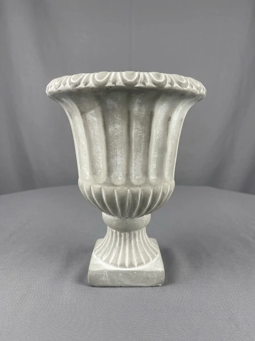 Antiq Stone Flower Vase 4 "