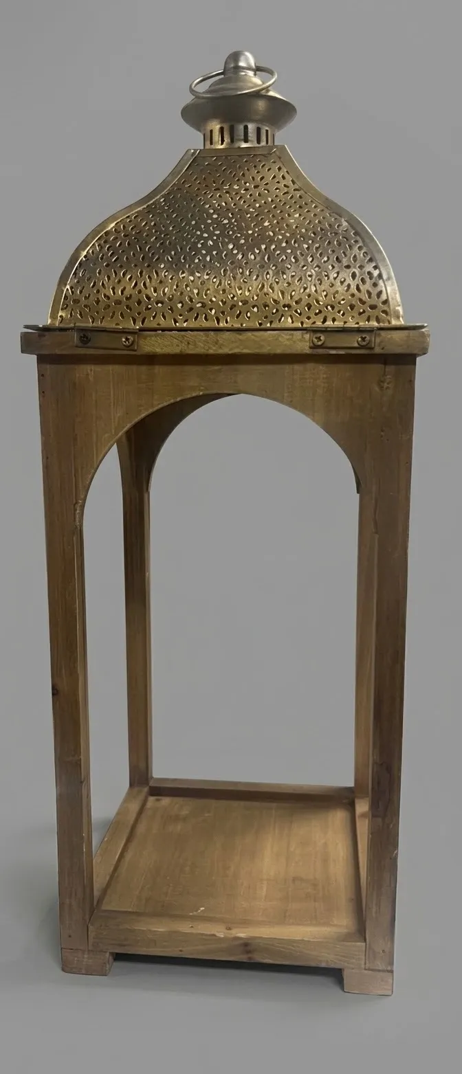 Lantern Wood & Gold
