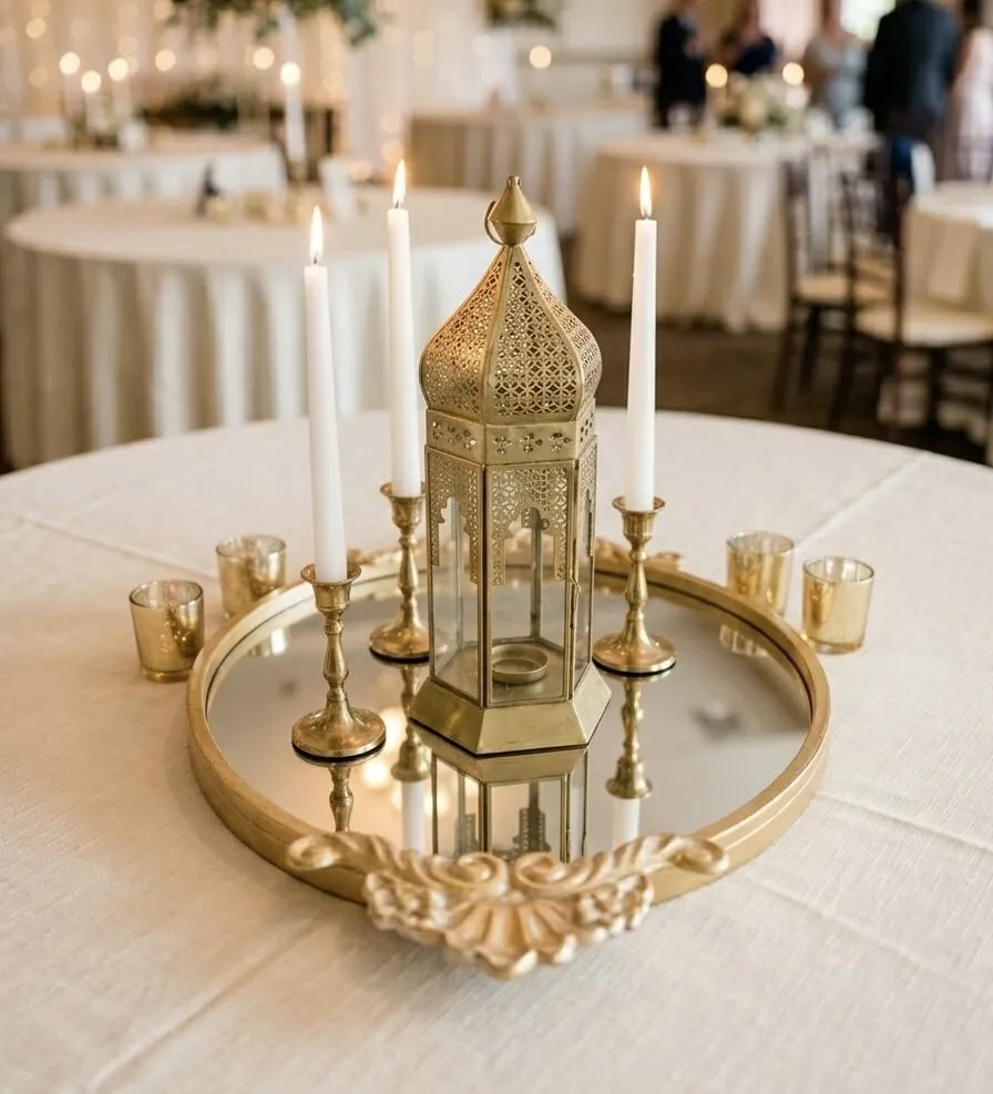 Mirror Centerpieces