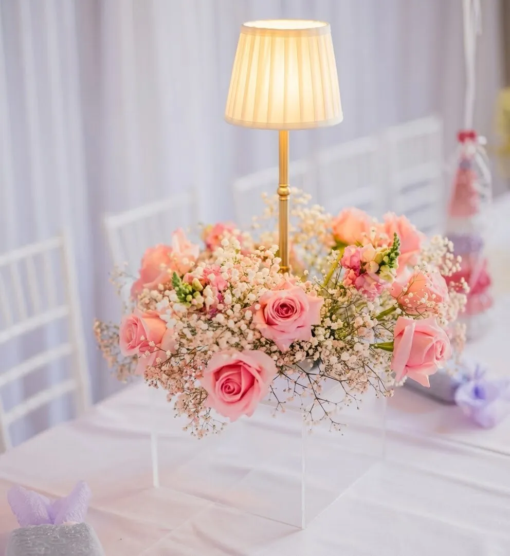 Touch Led Lamp Whitr&Gold